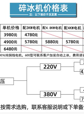 不锈钢大型冰块粉碎机不锈钢破冰打冰刨冰机商用大型不锈钢刨冰机