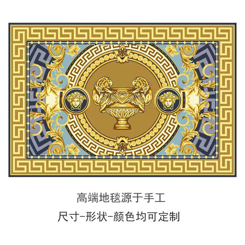 手工腈纶地毯中国风酒店走廊垫中式迎宾会议室拼接地毯卧室床边毯