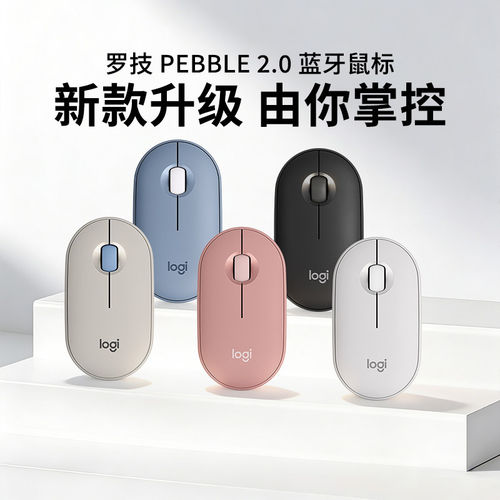 罗技M350S无线鼠标Pebble2