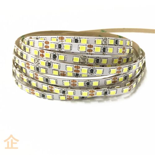 12V5MM蓝光2835低压超高亮细窄板灯箱柜台120珠5MM宽LED软灯条