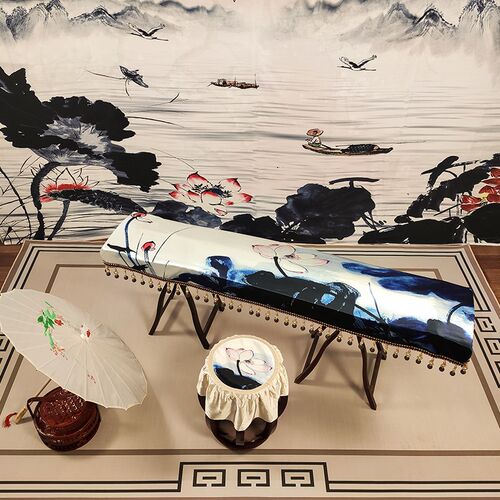 古筝防尘罩中国风古筝套专用盖布儿童全包古筝罩防尘布遮尘布遮灰