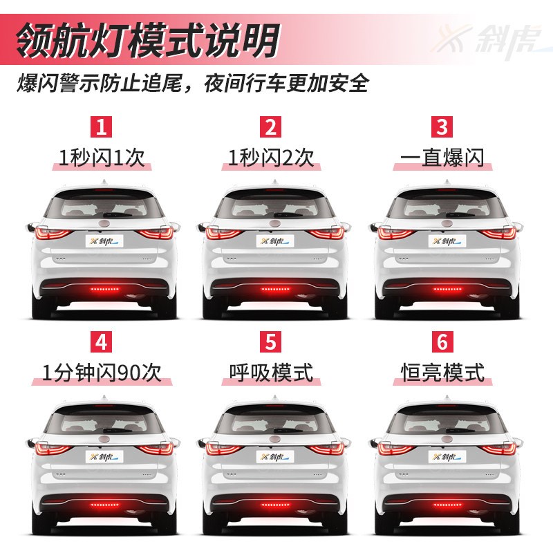 领航灯模块适用别克GL8胖头鱼后雾灯爆闪改装后杠巡航灯林荫大道