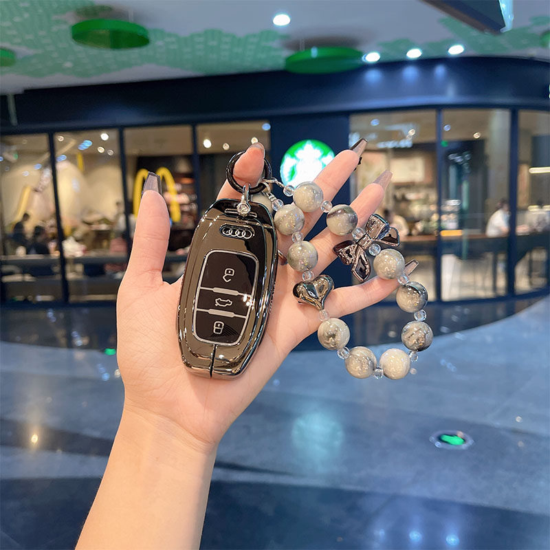 适用奥迪钥匙套A6L/A7/Q5/A4/A5/A8L/A3S5S6车钥匙保护壳包扣高档