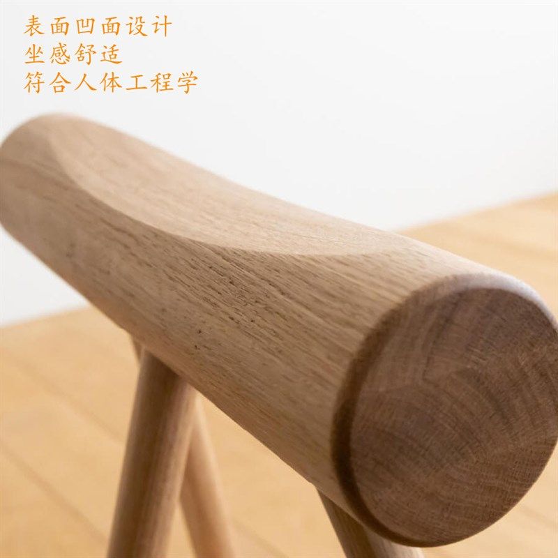日式纯实木换鞋凳可折叠长条凳家用门口小凳子创意个性橡木梳妆凳