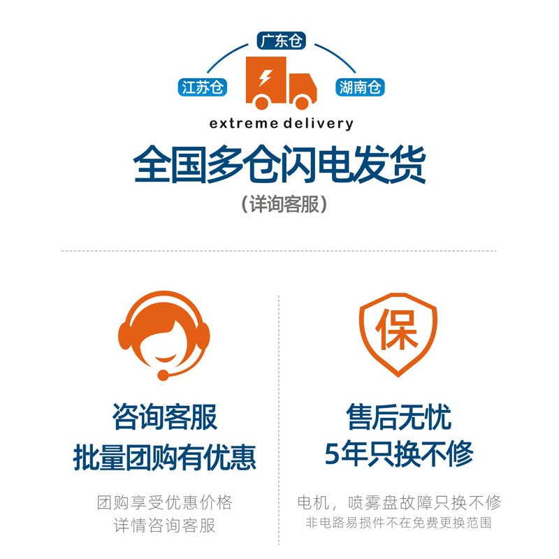工业喷雾风扇水雾降温雾化水冷风机大功率商用空调扇户外大电风扇