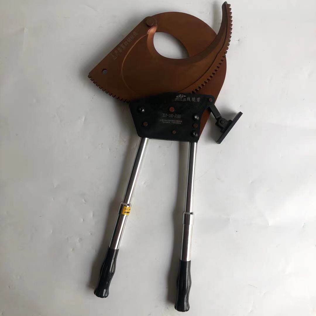 柏仕达电缆剪J160齿轮切刀多芯铜铝铠装电缆棘轮线缆剪大型