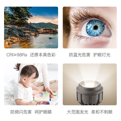 led射灯灯泡e27螺口高显色餐饮火锅饭店吊灯专用蜂窝防眩聚光灯泡