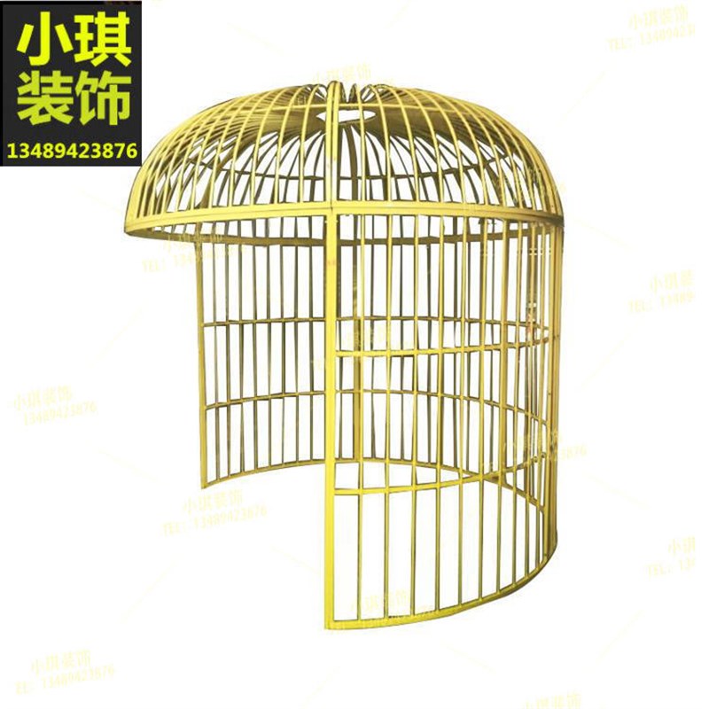 铁艺大型特色鸟笼新婚床主题酒店宾馆别墅餐厅大号装饰鸟笼包邮