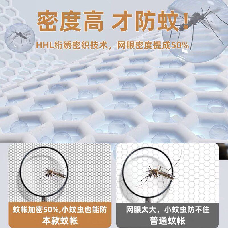 免安装蒙古包蚊帐家用2025新款家庭卧室防摔全底儿童纹帐可挂吊扇