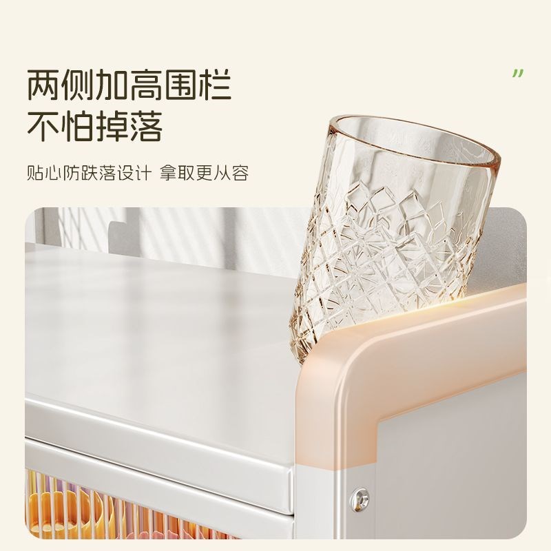 加厚杯子收纳置物架水杯储物柜防尘桌面放茶杯具咖啡马克杯收纳盒