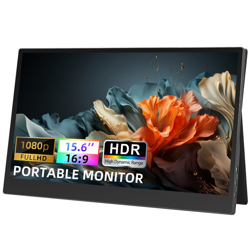 新款15.6英寸便携式显示器IPS屏PS4/NS/XBOX/SWITCH电脑游戏hdmi