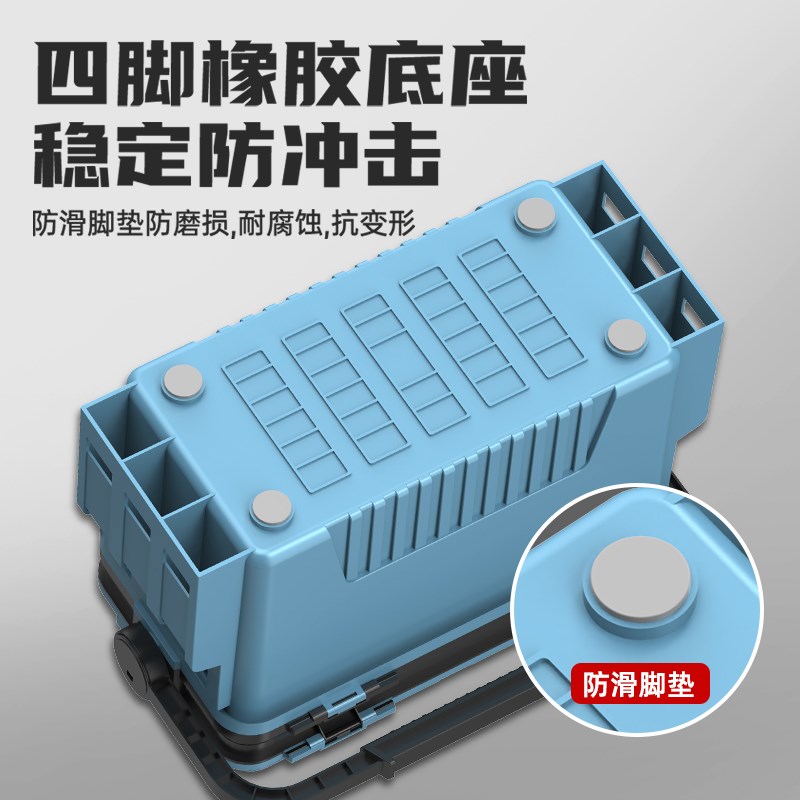 亿酷乐新款路亚钓箱n多功能车载海钓鱼工具箱可插竿配件路亚箱收图片
