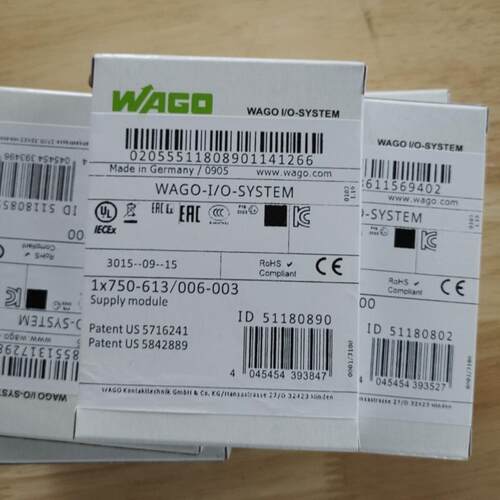 全新万可WAGO750-613/006-003,750-552,德国原装正品,现货