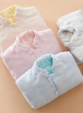 宝宝纯棉花手工棉袄男女宝宝居家服冬季加厚保暖幼儿小孩童装棉衣