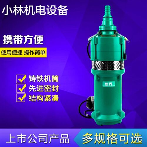 新界干式抽水泵220V380V农田灌溉家用潜水泵井用取水高扬程离心泵