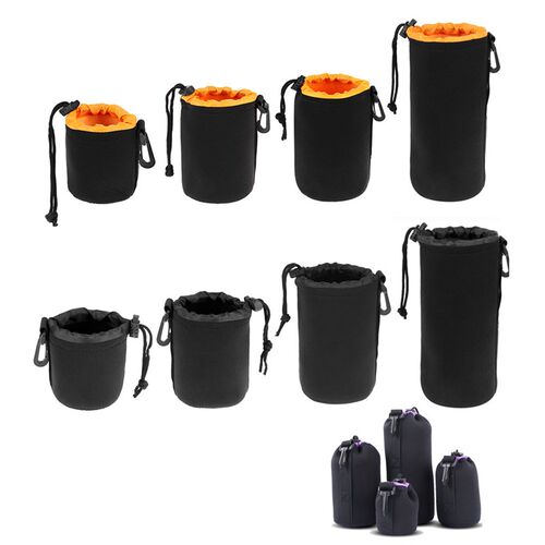 New Camera Lens Pouch Bag Neoprene Waterproof Soft Liner Bag