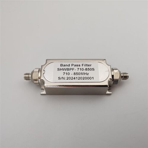 SHWBPF-710-850S 710-850MHz SMA母 射频微波同轴带通滤波器