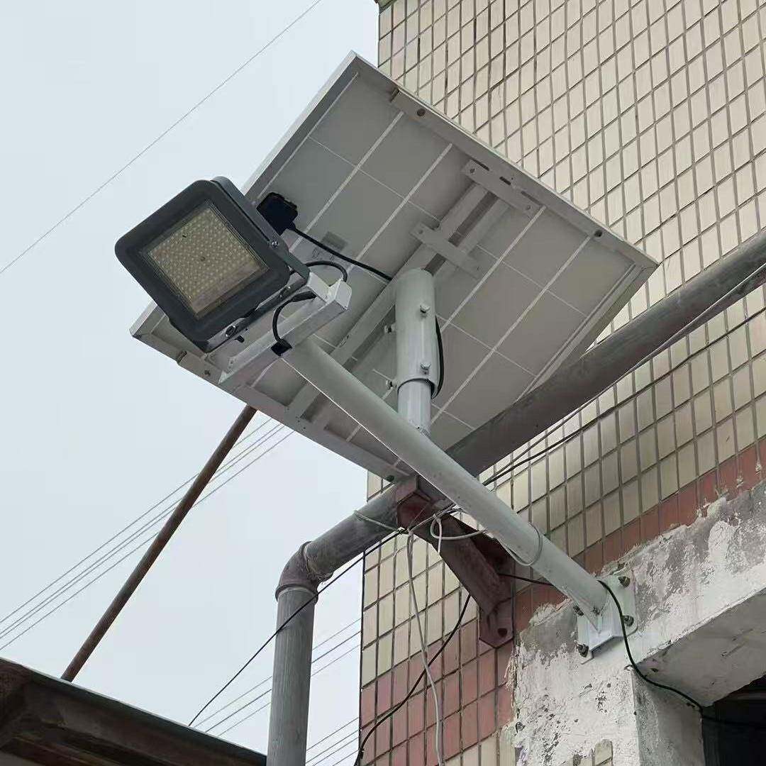 2024新品太阳能投光灯超厚压铸铝跨境中东太阳能泛光灯Solarlight