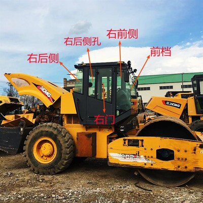 徐工压路机玻璃203J压路机263J/223J/202J前档前侧活动门玻璃后挡