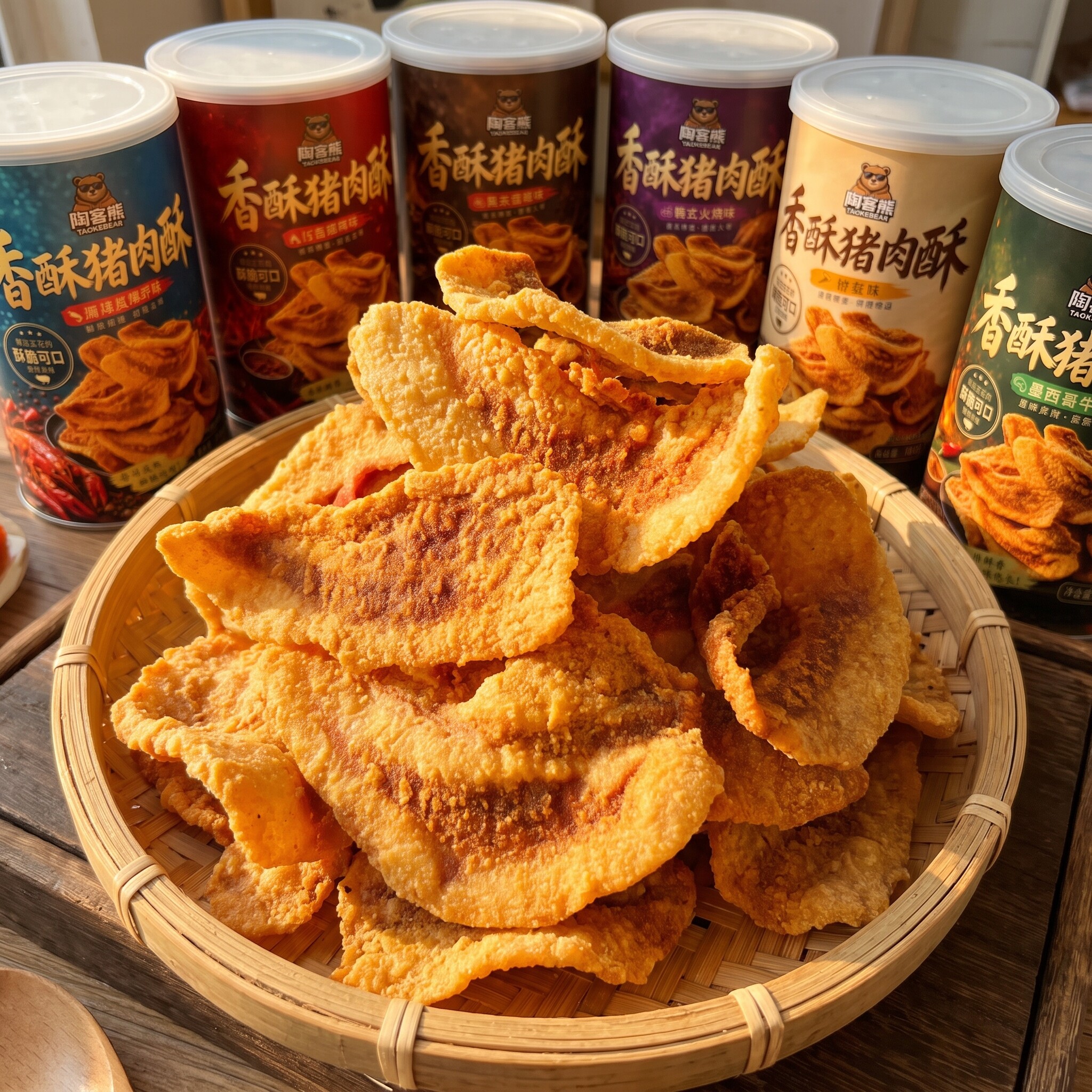 香酥猪肉酥罐装脂渣猪油渣