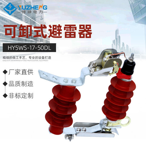 现货供应高压可卸式避雷器HY5WS-17/50DL跌落式避雷器