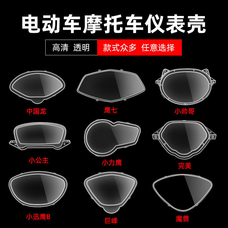 电动车电动车配件仪表玻璃替换液
