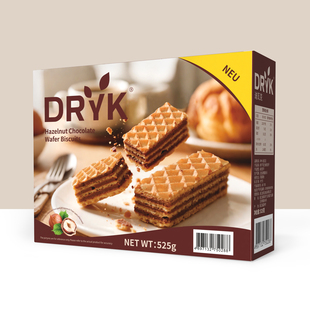 迪瓦克榛子巧克力威化饼干夹心礼盒装送礼物新年货独立小包装零食