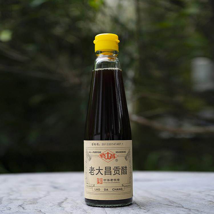 老大昌贡醋米醋家用食用凉拌陈年酿造香醋正品调味品250ml*6瓶