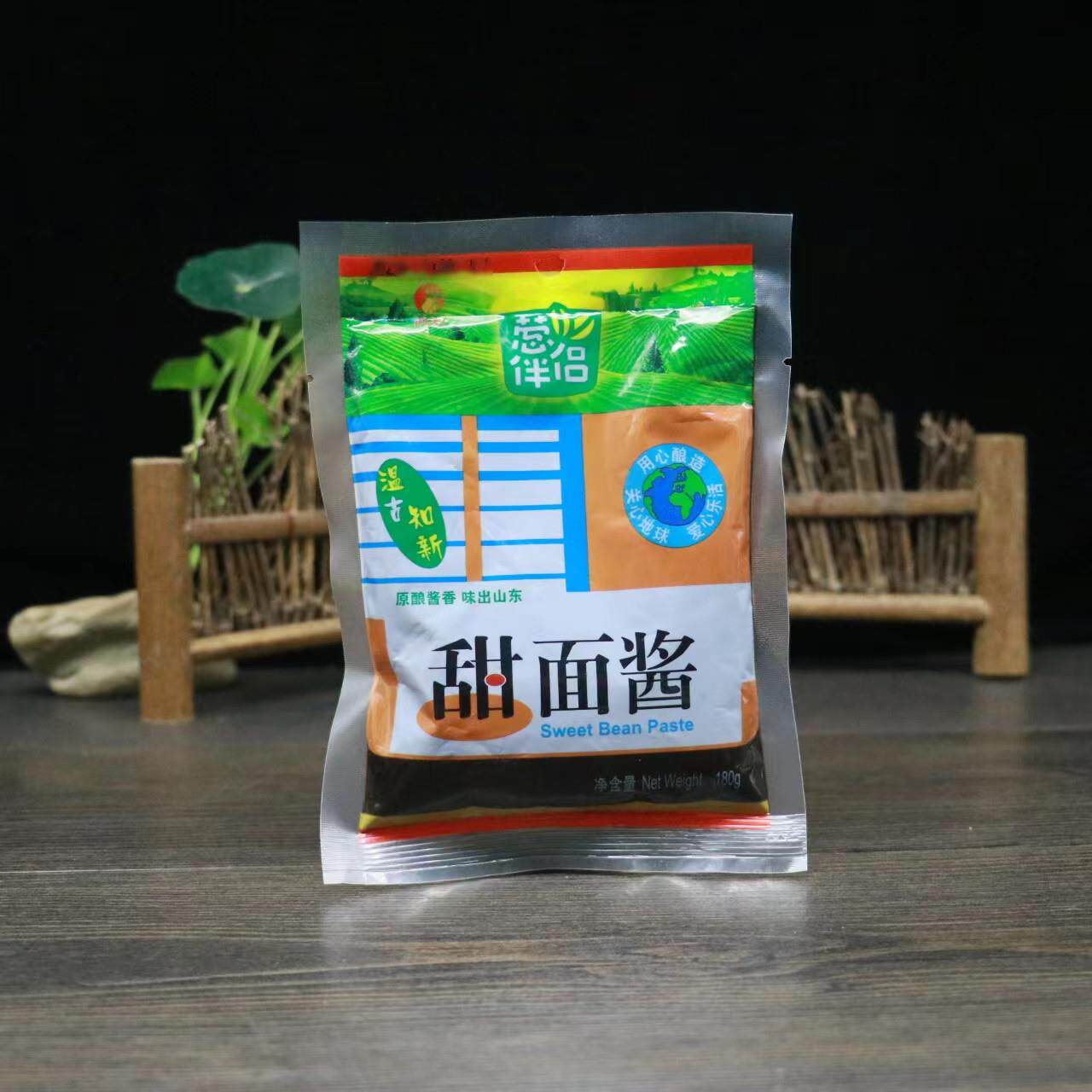 欣和葱伴侣甜面 面酱180g挤挤装豆瓣酱家用烤鸭煎饼蘸酱炸酱面 面