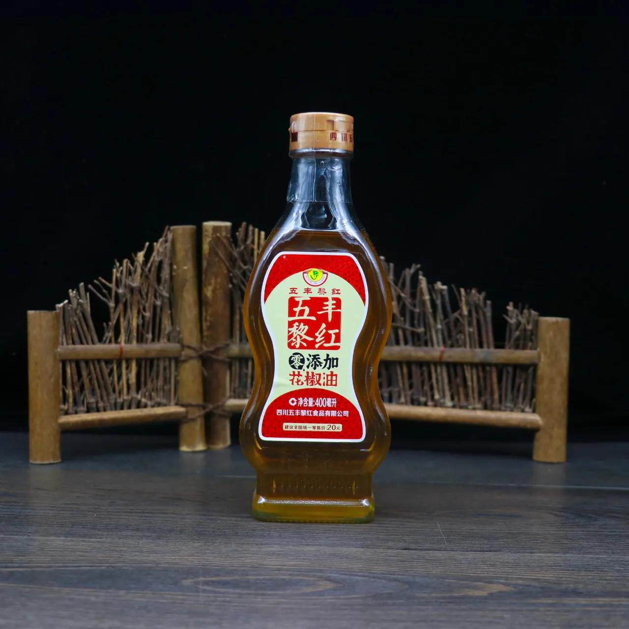 五丰黎红花椒油400ml 正宗四川汉源特产麻椒油米线麻油纯正麻油