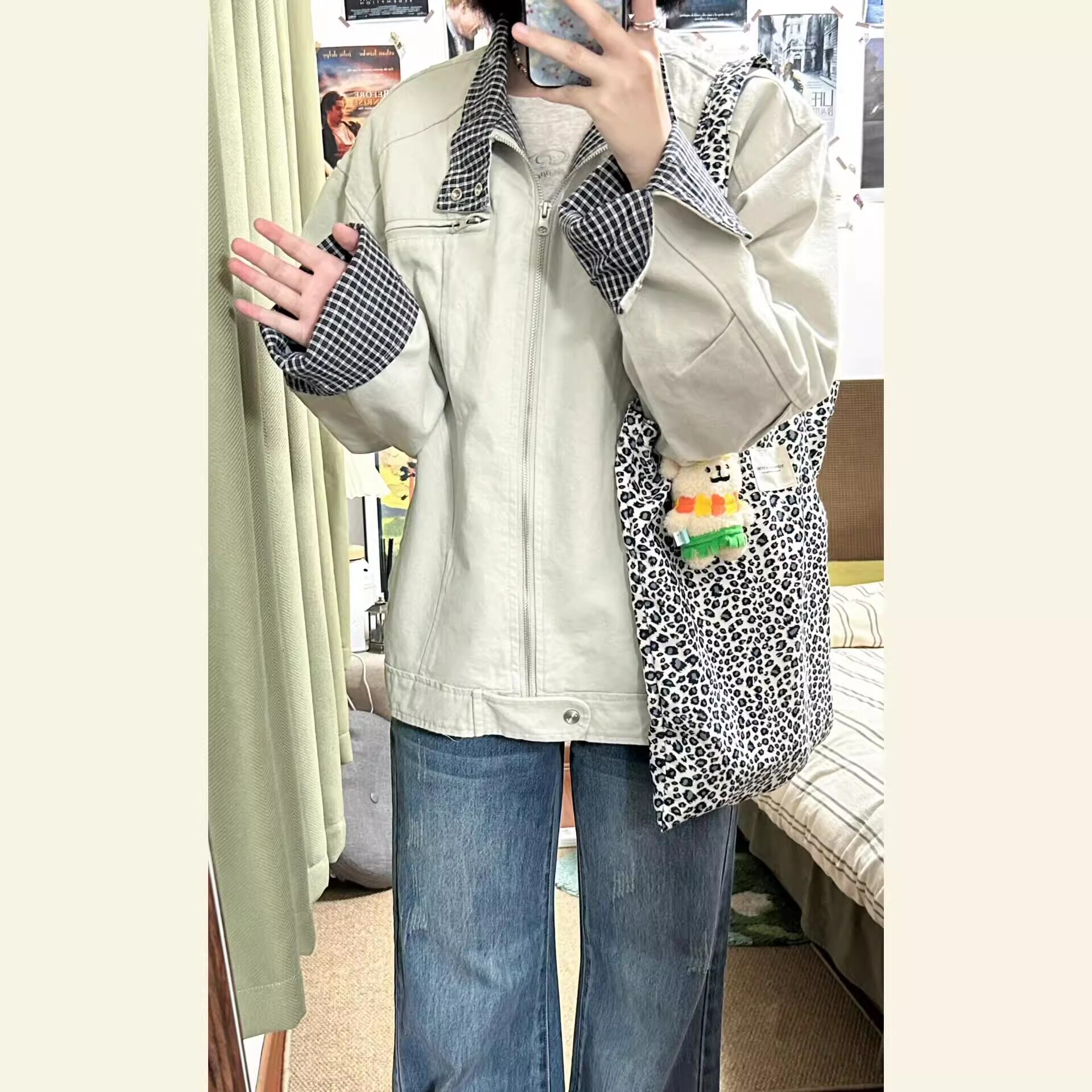 美式工装外套女2026春秋