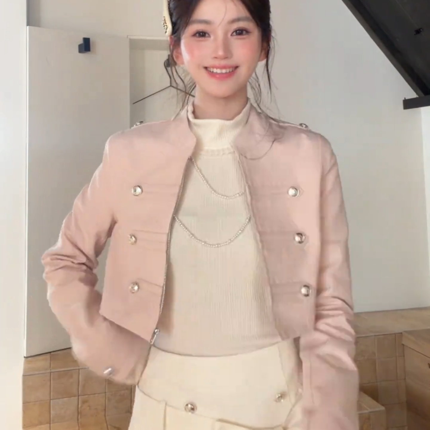 韩系一整套ootd穿搭套装