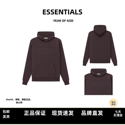 FOGESSENTIALS秋冬加绒连帽卫衣