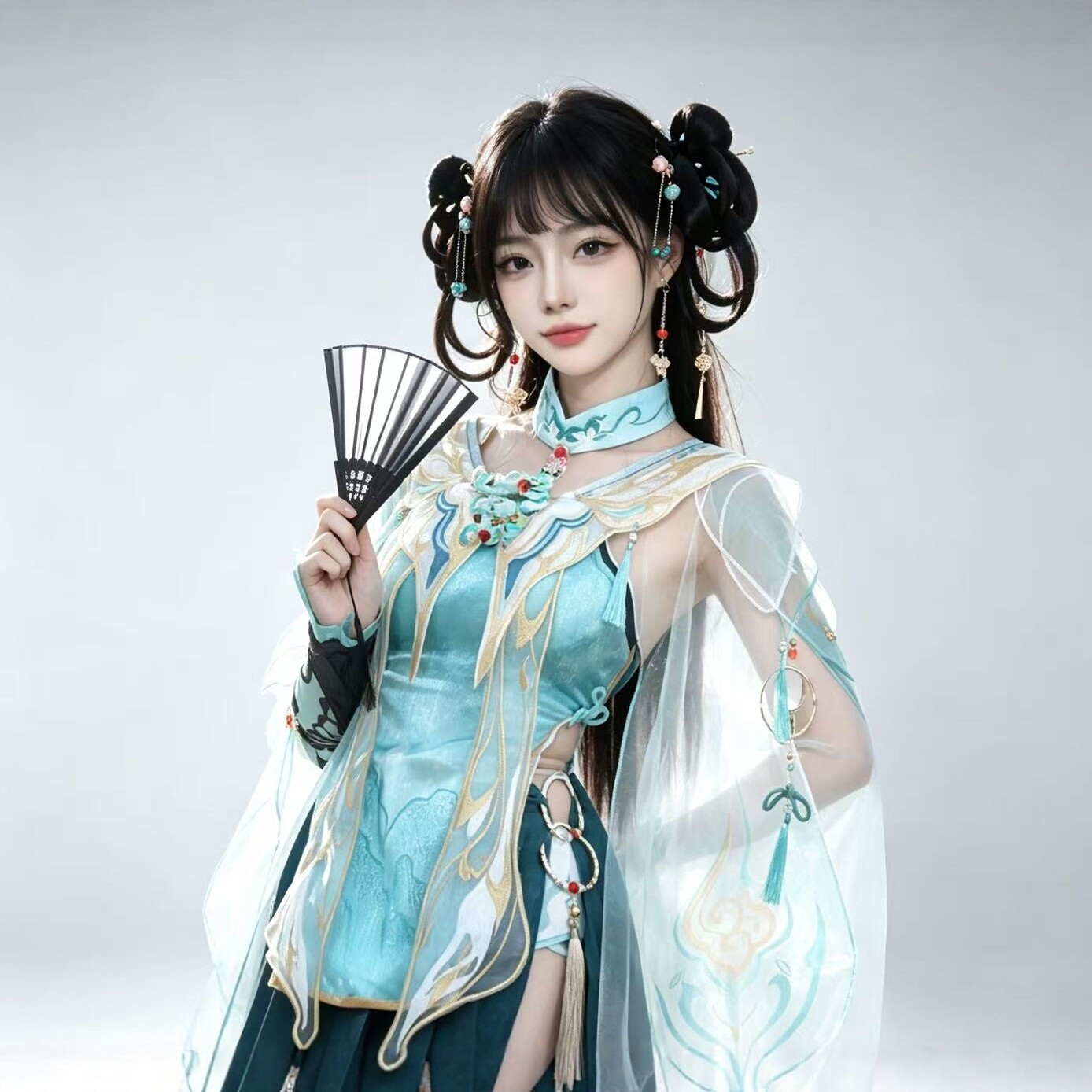 永劫无间联动彩戏师彩云衣COS裙