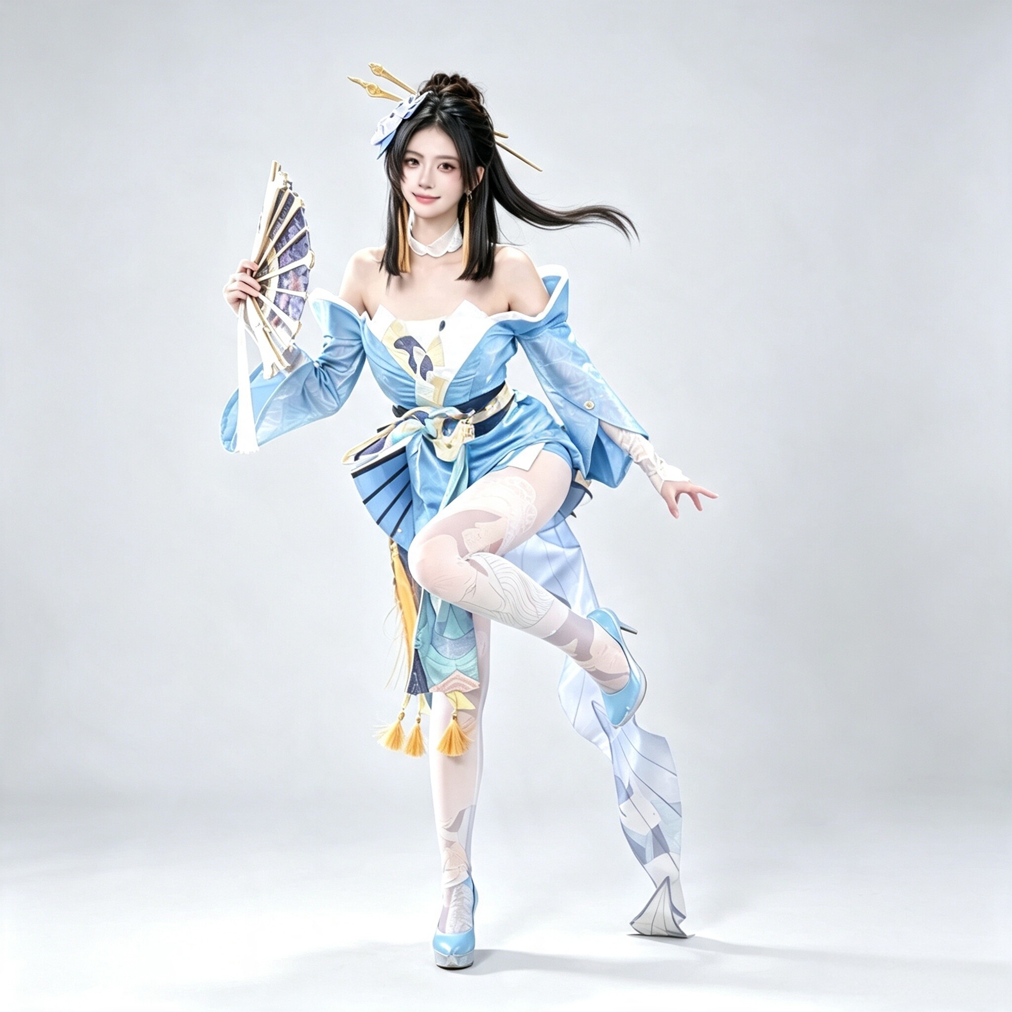 不知火舞cos服魅语王者荣耀全套图片