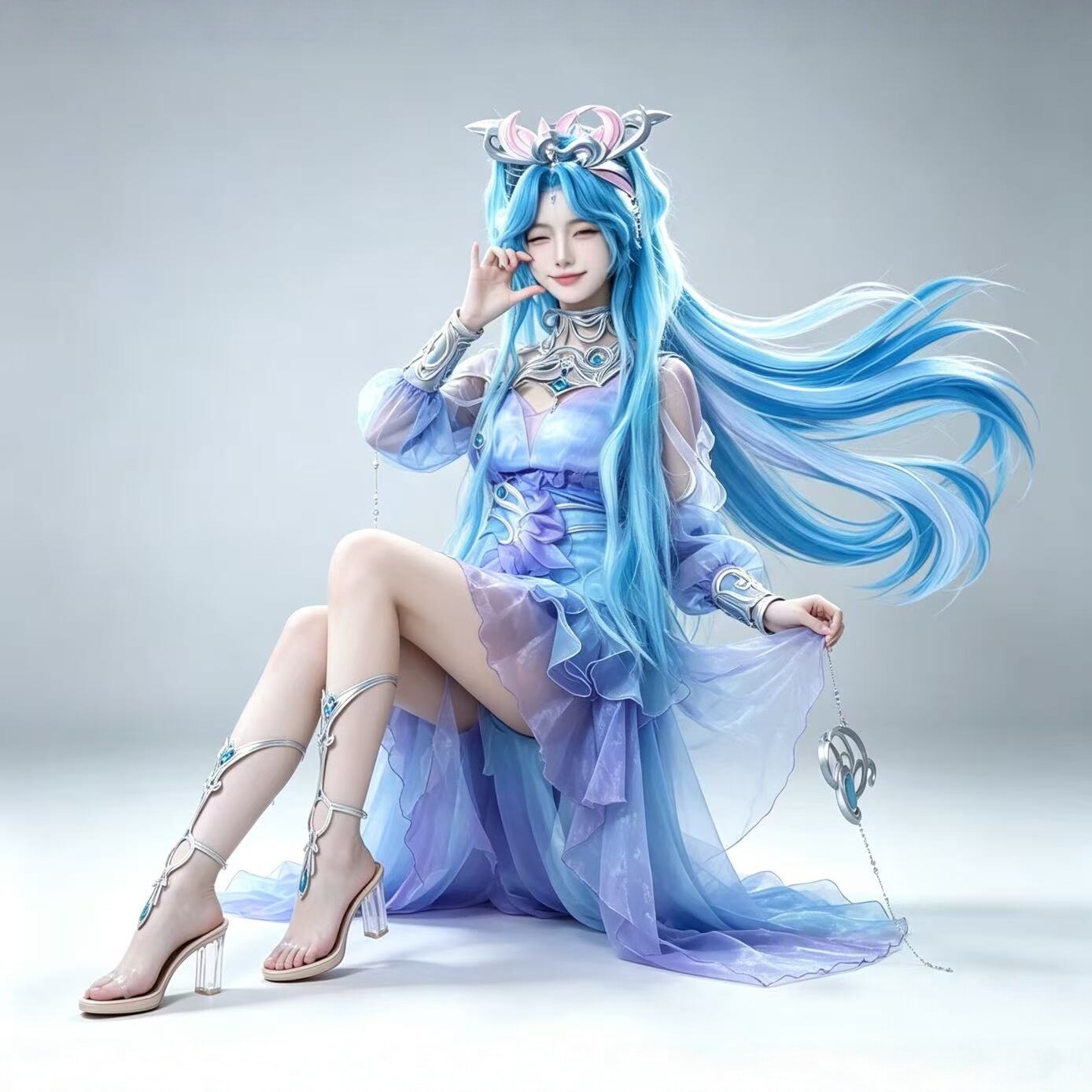 貂蝉幻阙歌王者荣耀COS服装全套