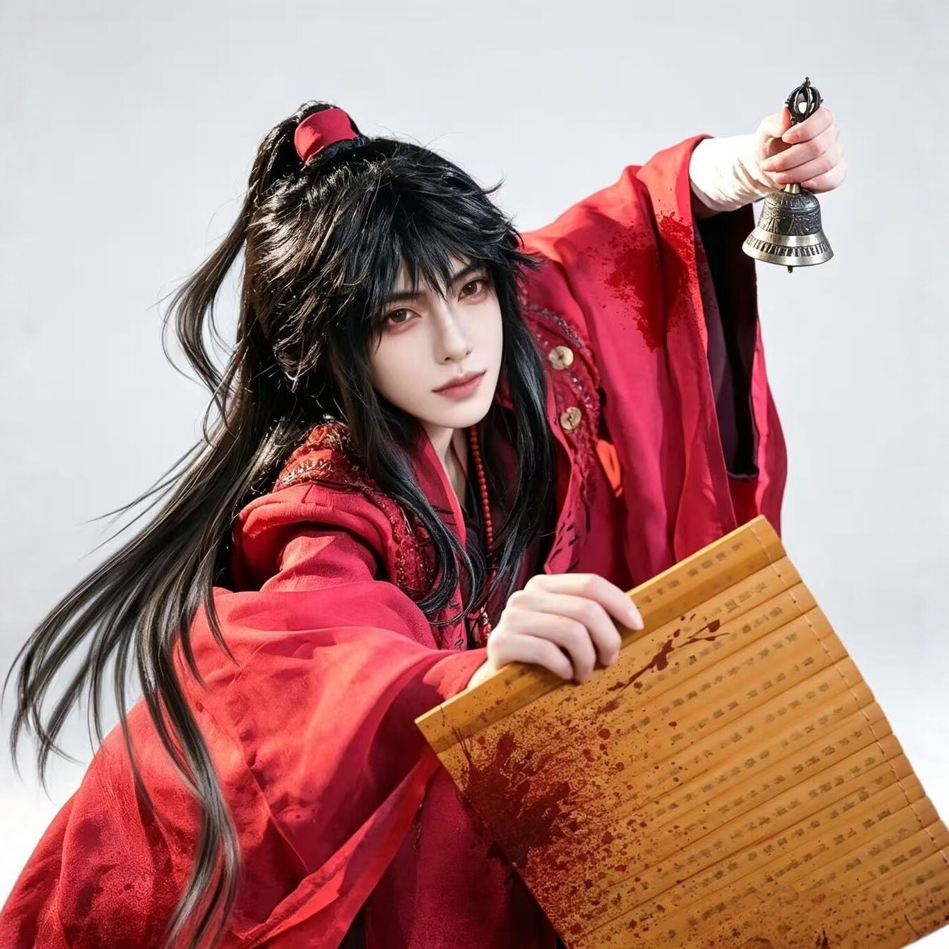 李火旺cos服道诡异仙服装假发全图片