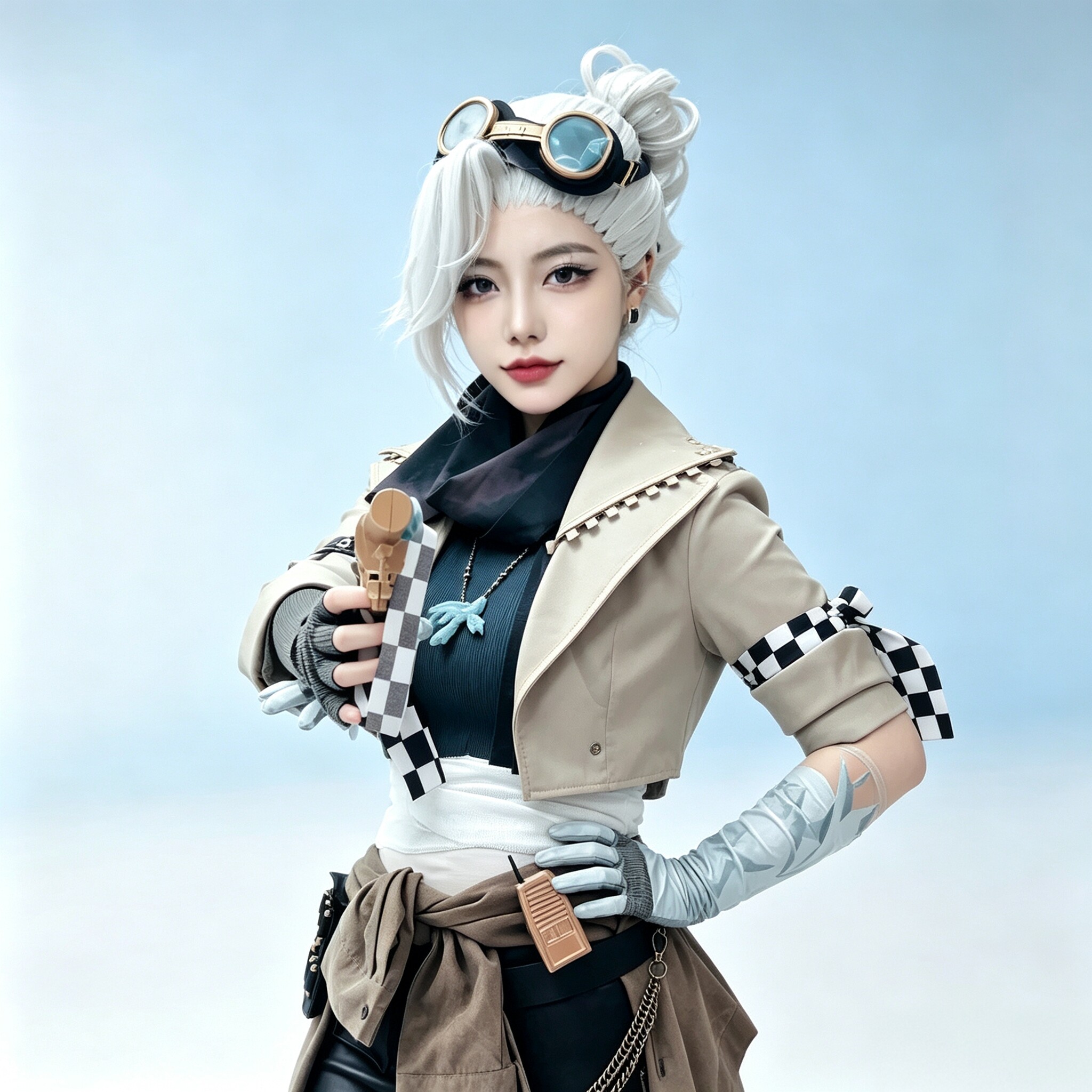 空军cos服第五人格游戏玛尔塔天河二次元同款服装配饰全套假发