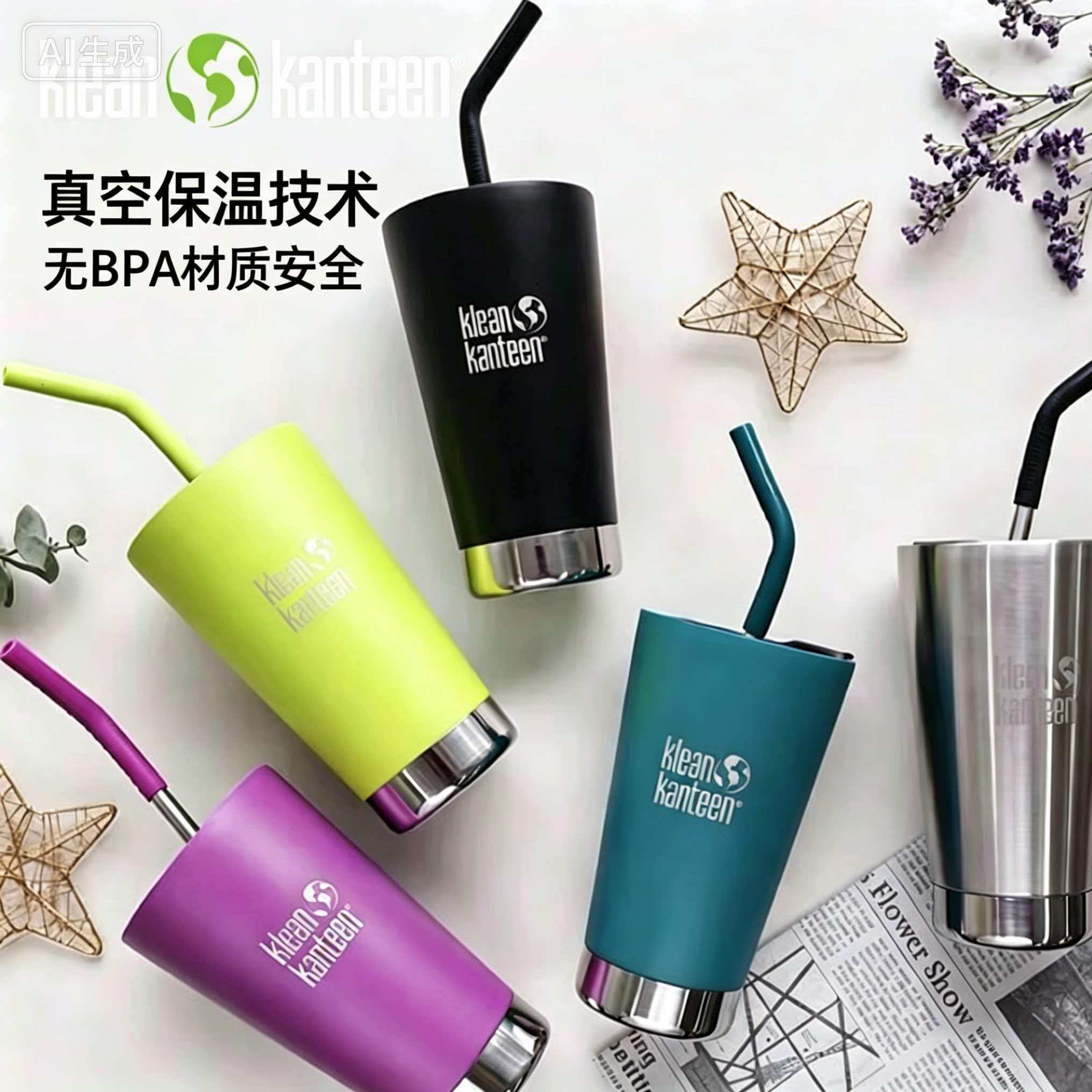 美国Kleankanteen不锈钢保温杯