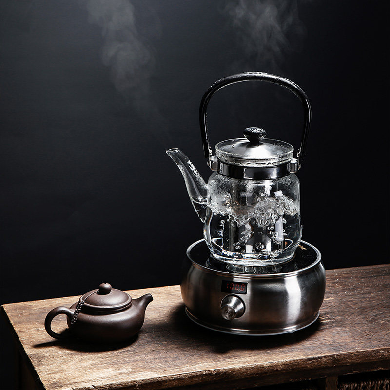 雅风玻璃泡茶壶大号茶具家用耐热高温电陶炉煮茶壶过滤烧水壶单壶