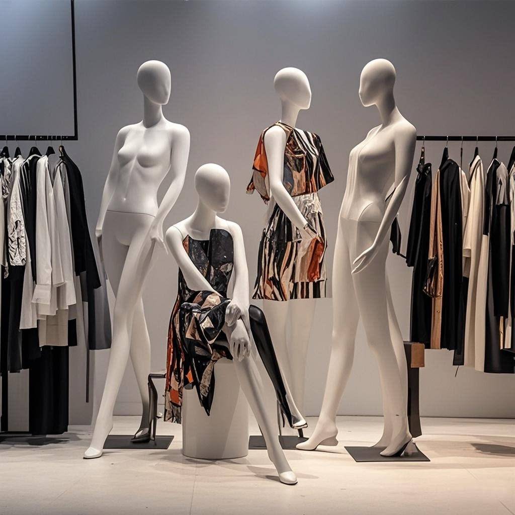 模特道具女全身个性服装店女装摄影婚纱橱窗展示假人体女式模特架
