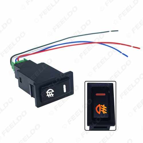 适用日产逍客/骐达/阿美拉/Juke雾灯改装开关/工作灯开关+线束12V