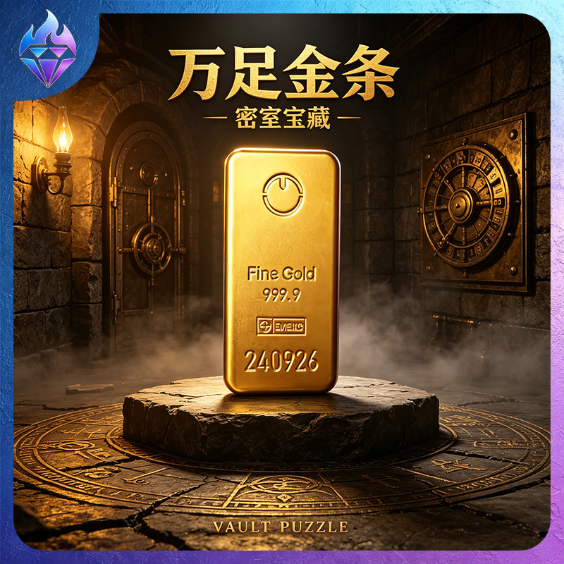 三角洲行动游戏周边万足金条合金游戏/电竞实物周边