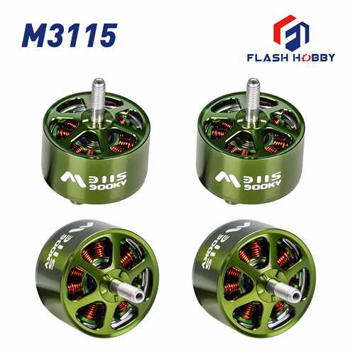 FLASHHOBBY M3115-900KV无刷电机适用10寸穿越机载重远航拍马达