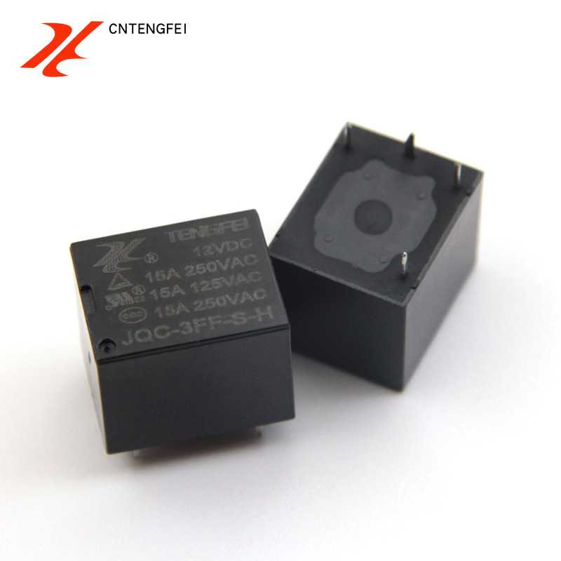 15A继电器大电流t73继电器12v继电器4脚3F小型直流微型继电器24V图片