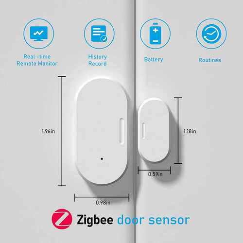 涂鸦智能门磁zigbee门磁智能无线门窗传感器智能联动场景感应器