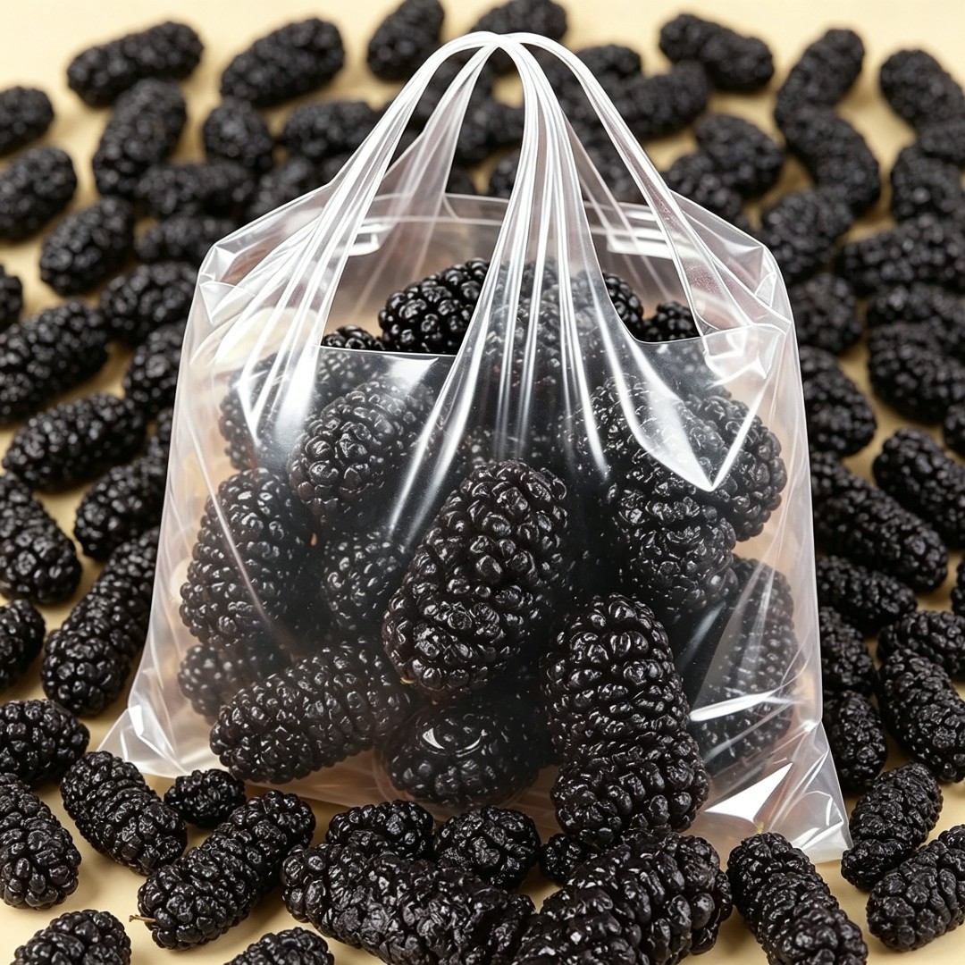 【厂家直销】桑葚干新疆桑甚桑椹茶桑葚新鲜大颗粒500g泡茶黑桑椹