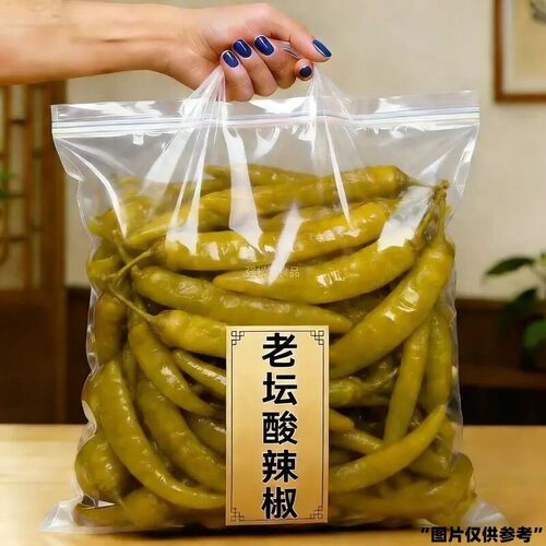 酸辣椒农家风味手工腌辣椒即食老坛泡椒大辣椒咸菜下饭