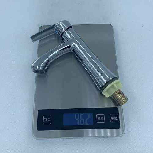 直批合金福佳单冷单水台式面盆水龙头厨房水槽洗菜盆混水龙头