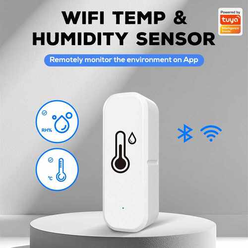 Tuya涂鸦wifi蓝牙温湿度计探测器室内WIFI温湿度探测器